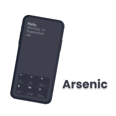 Arsenic Android homescreen setup