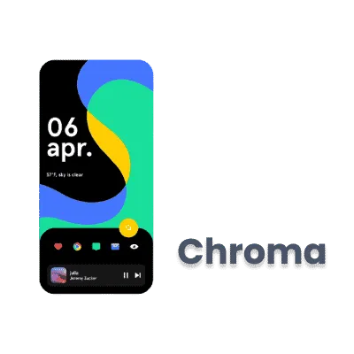 Chroma Android homescreen setup