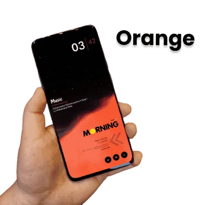 Orange Android homescreen setup