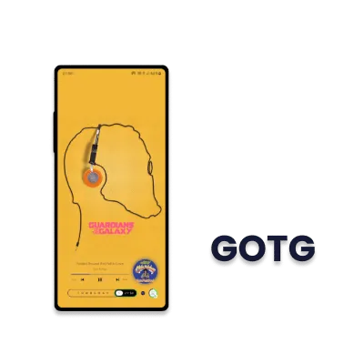 Guardians of the Galaxy Android homescreen setup