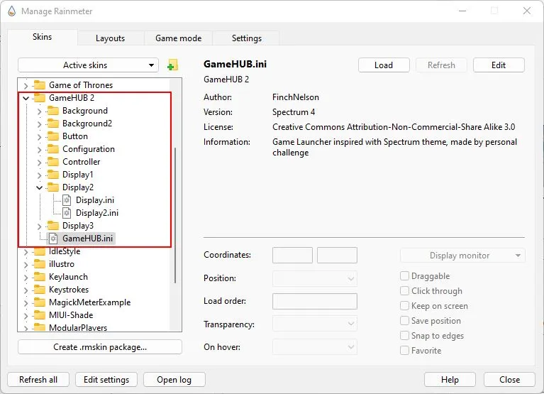 GameHUB Launcher 2 game grid