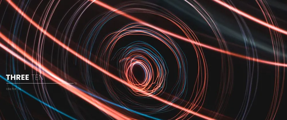 IdleStyle Rainmeter screensaver with gradient animation