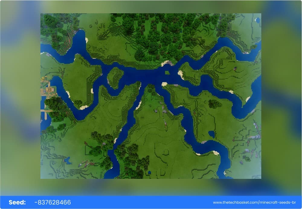 Rivers intersecting Bedrock seed