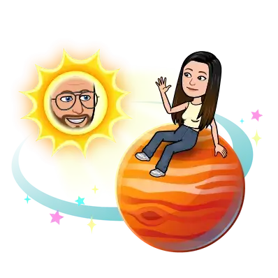 Snapchat Jupiter planet badge