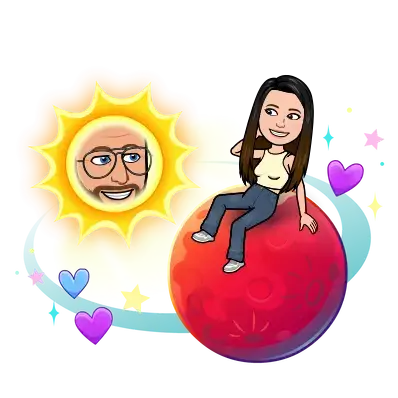 Snapchat Mars planet badge