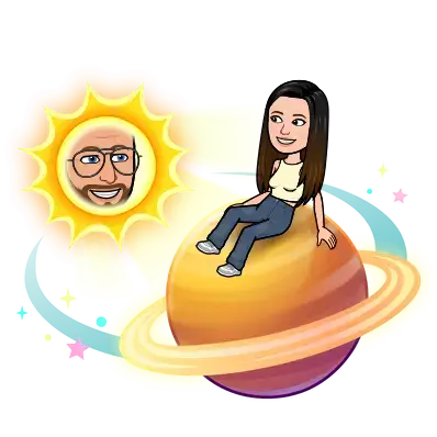 Snapchat Saturn planet badge