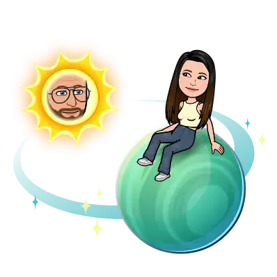 Snapchat Uranus planet badge