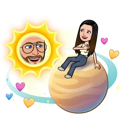 Snapchat Venus planet badge