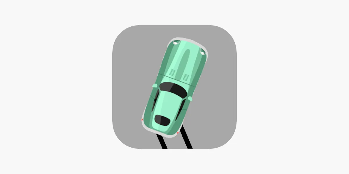 Touch Round racing game with a car on the race track on Apple Watch