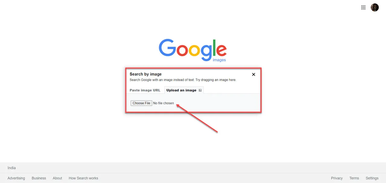 Google Images reverse search results from a video screenshot