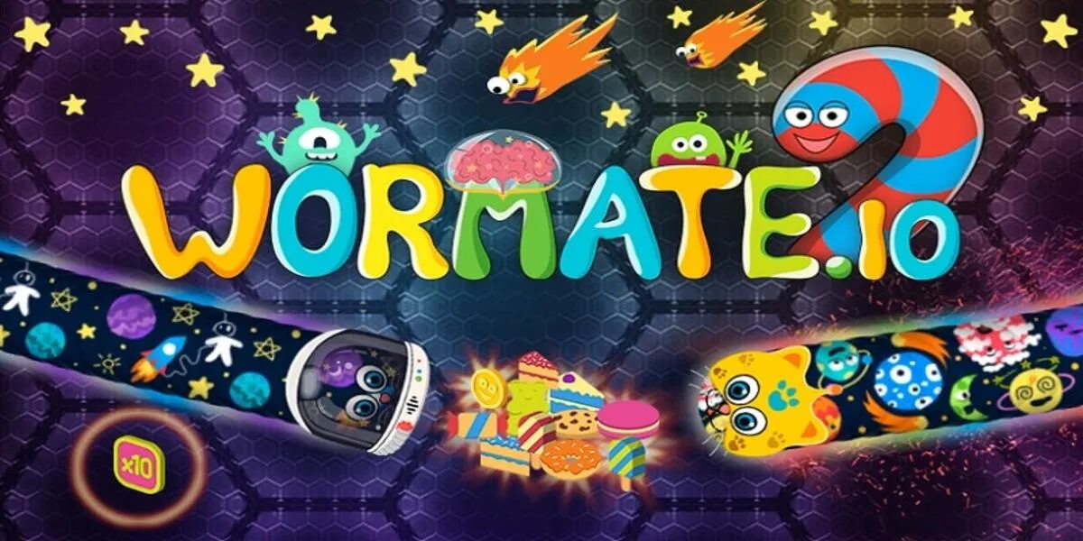 Wormate.io gameplay screenshot