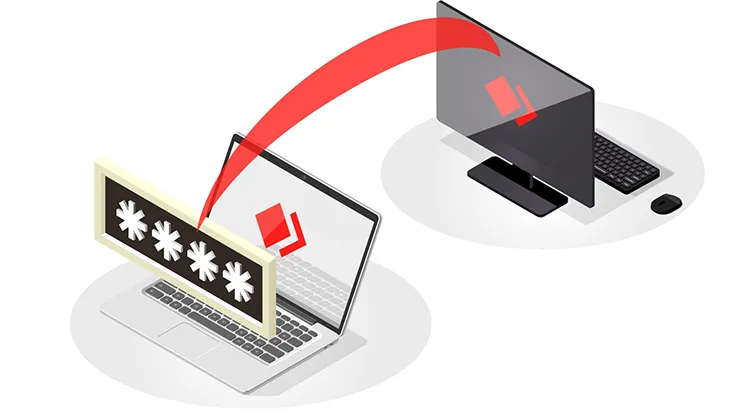 AnyDesk Remote Control app showing a remote session