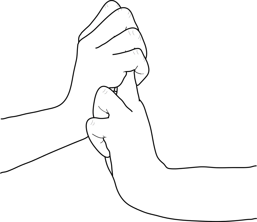 Rat hand sign (Ne, 子) in Naruto