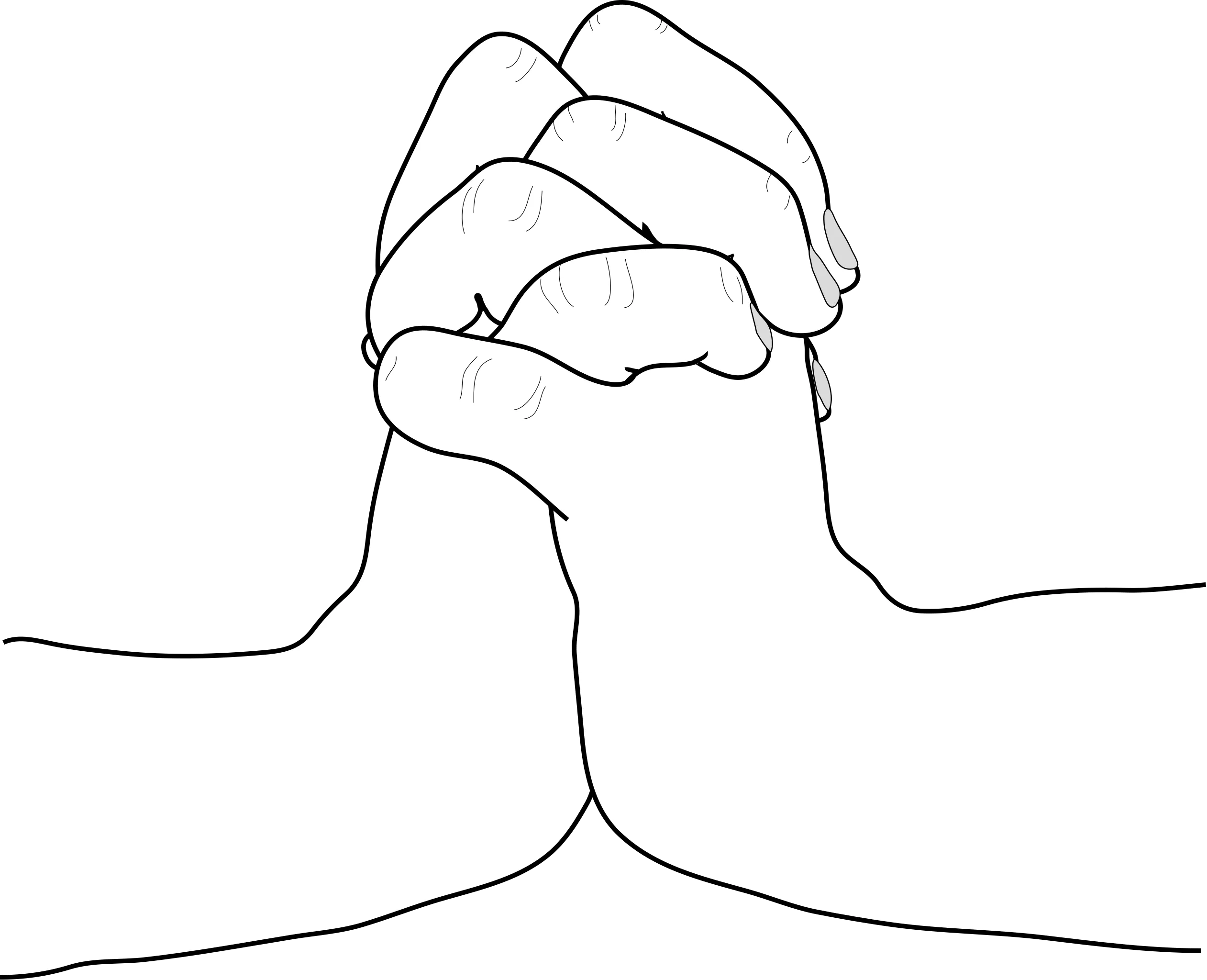 Snake hand sign (Mi, 巳) in Naruto