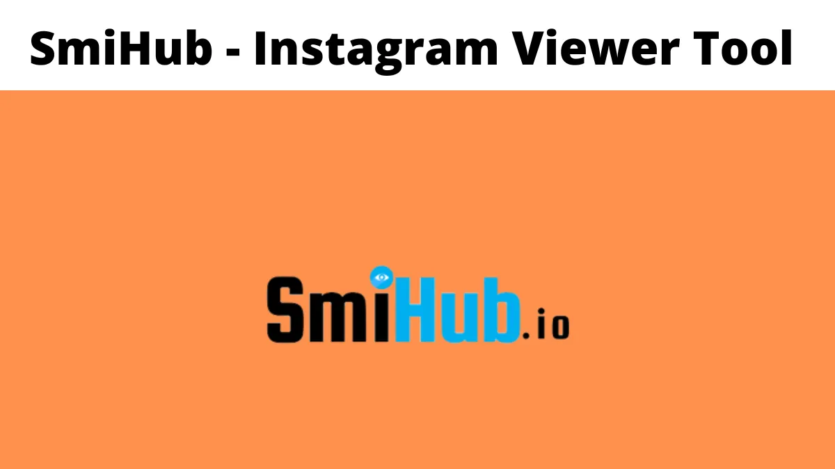 SmiHub clean search interface for anonymous Instagram viewing