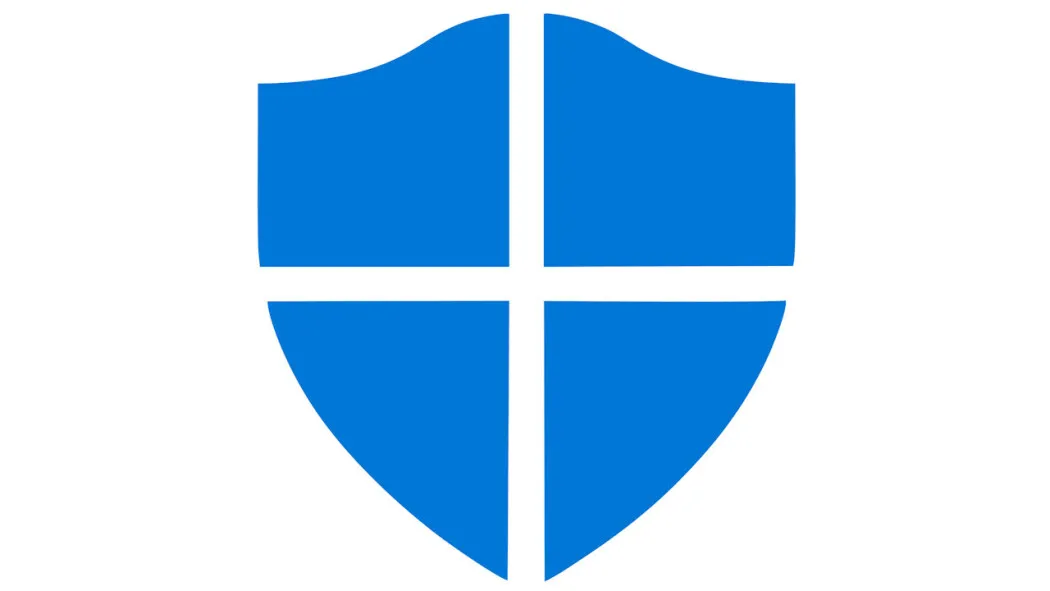 Windows Defender security dashboard with protection status
