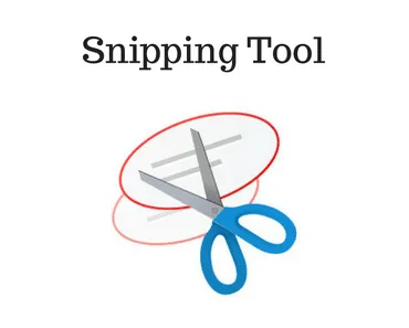 Windows Snipping Tool capturing a selected screen region