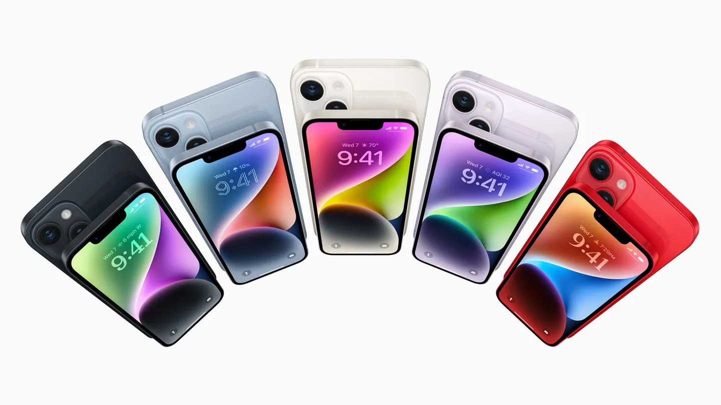 iPhone 14 with Dynamic Island on Pro models and new chipset