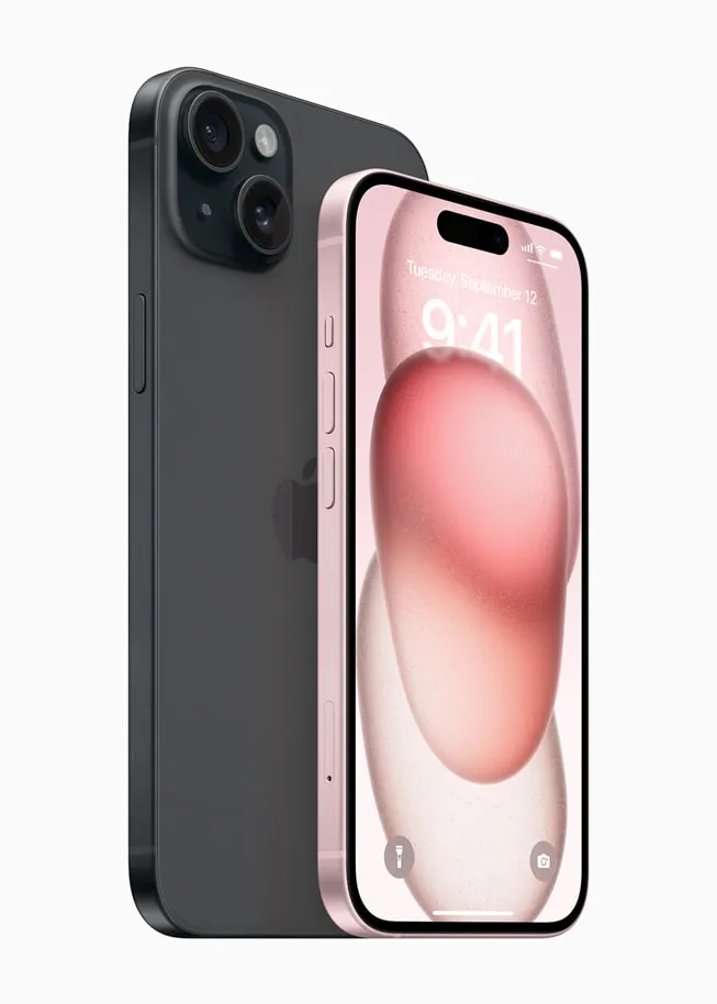 iPhone 15 Plus with 6.7-inch display and new color options