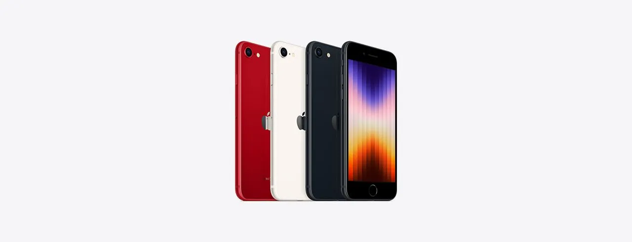 iPhone SE 2022 with Home button and compact 4.7-inch screen