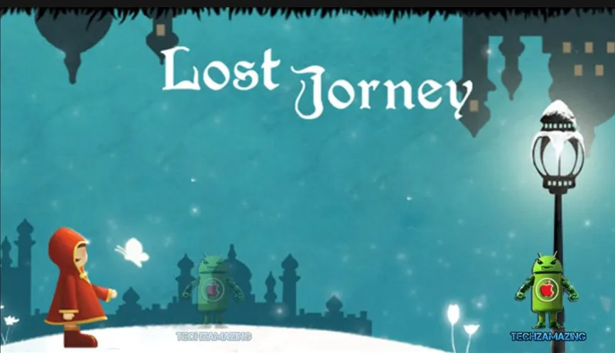 Lost Journey puzzle game with dreamlike mirror world scene