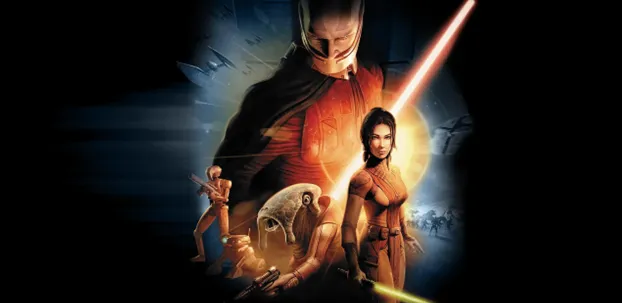 Star Wars KOTOR lightsaber combat with Jedi and Sith characters