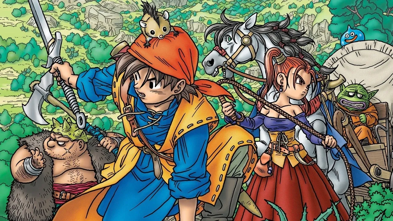 Dragon Quest VIII mobile adventure with party exploring an open world