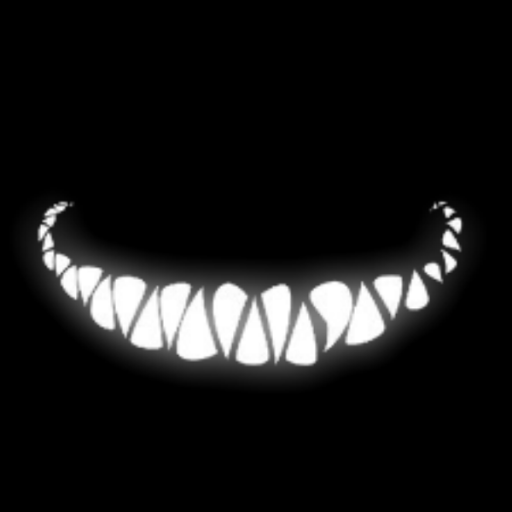 Creepy grin