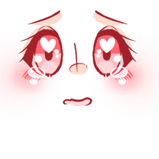 Kawaii shy face