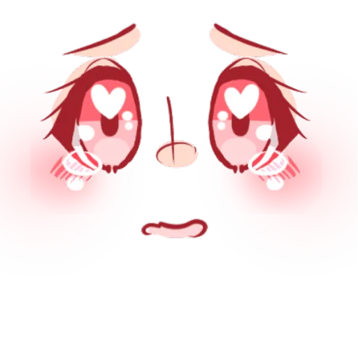 Kawaii shy face