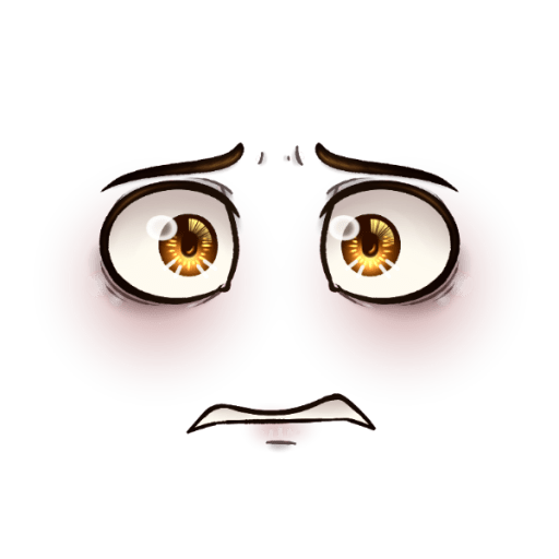 ♂ horrified