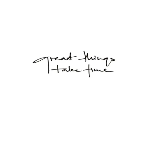 \[MINIMALIST\] great things
