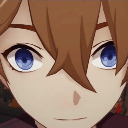 Genshin Impact Childe staring meme