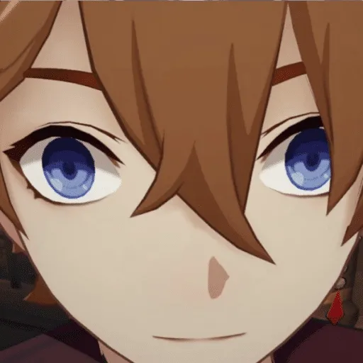 Genshin Impact Childe staring meme