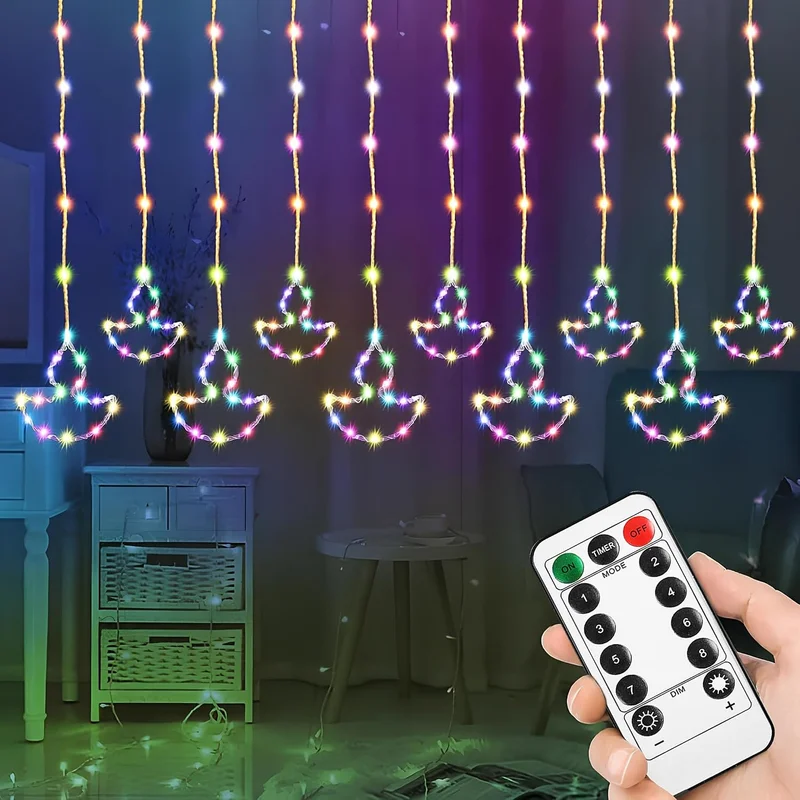Gesto Diya Curtain Fairy Lights
