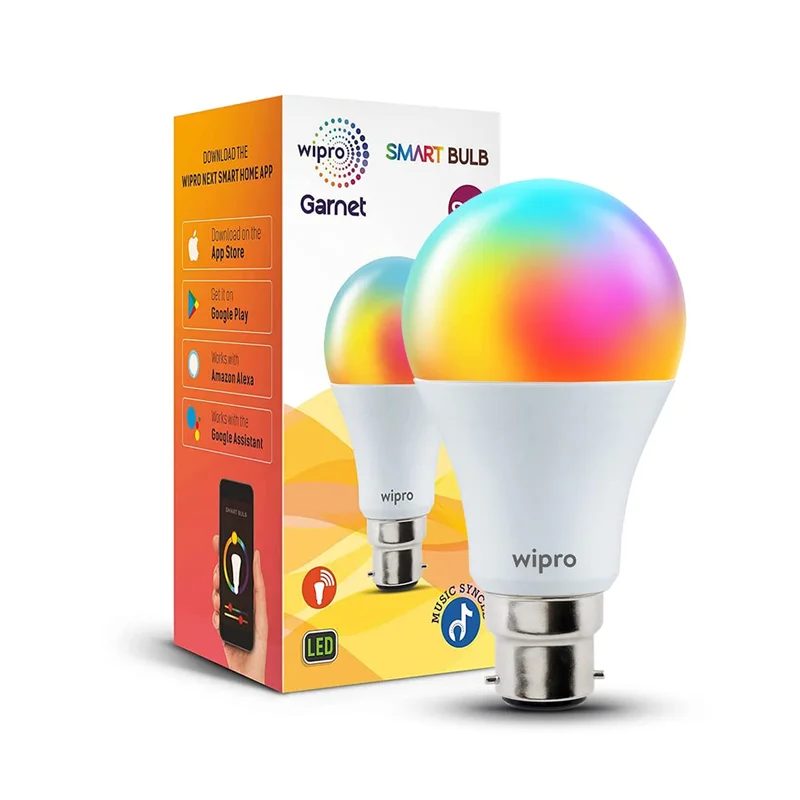 Wipro 9W B22 WiFi Smart Bulb