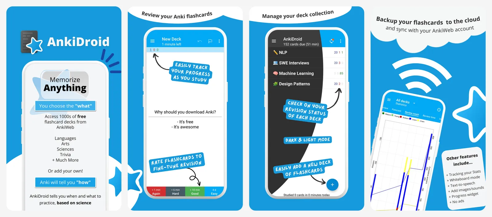 AnkiDroid app screenshots