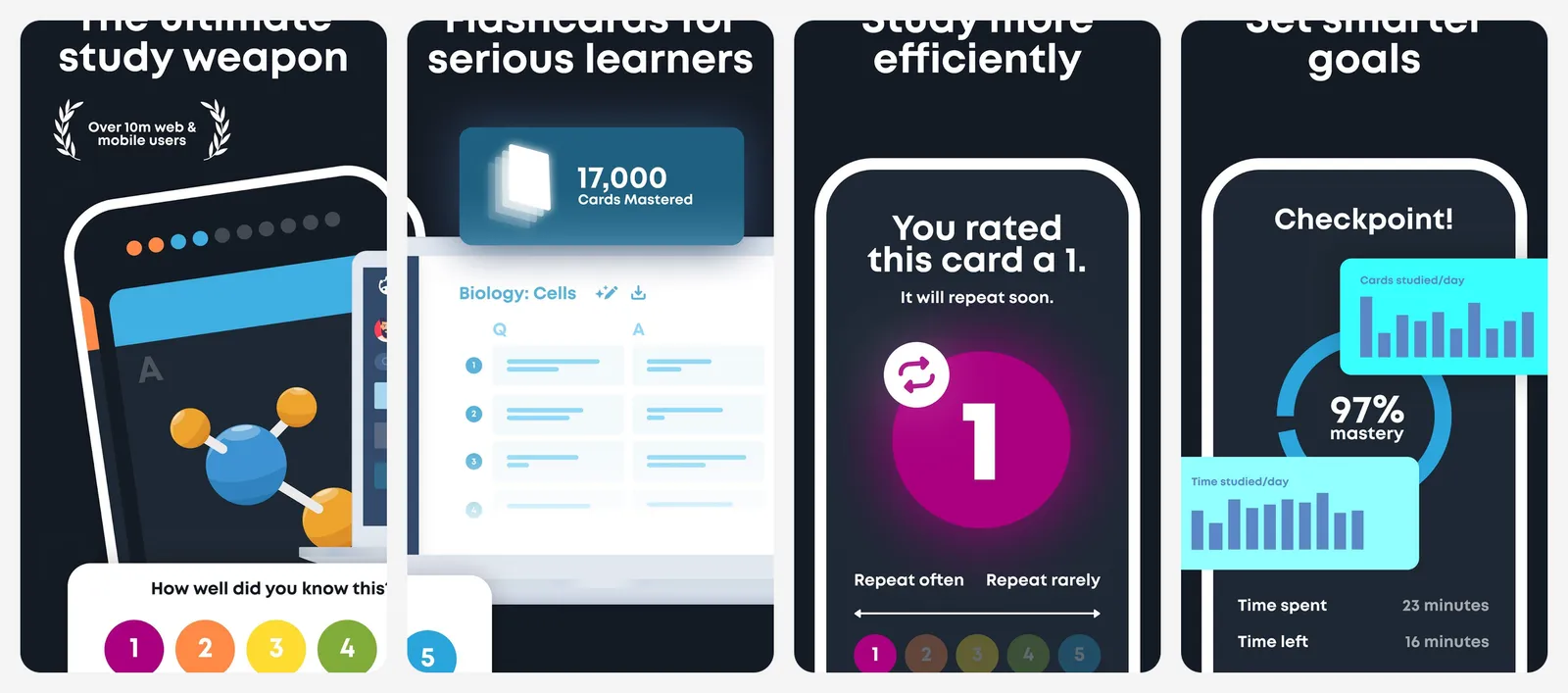 Brainscape app screenshots