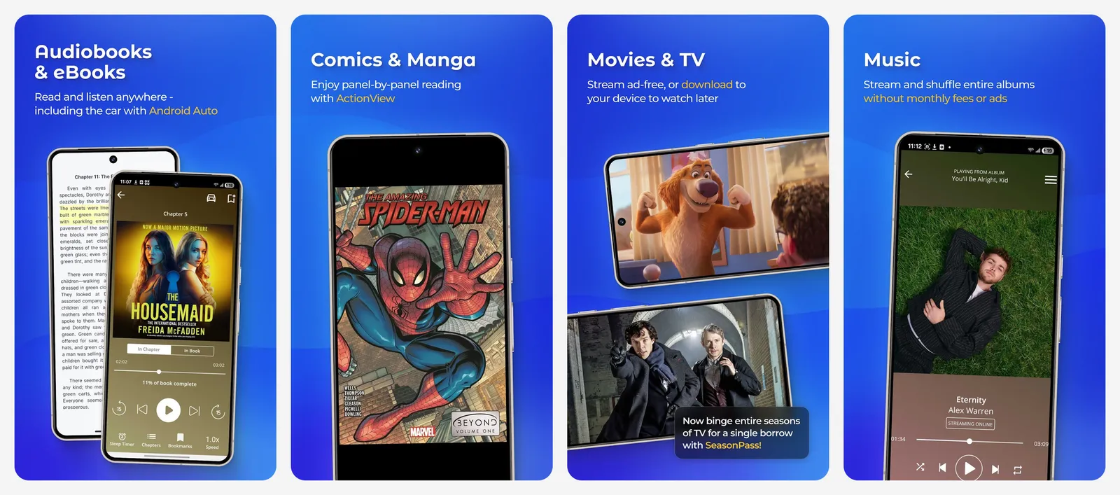 hoopla app screenshots