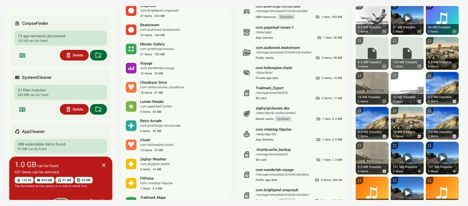 SD Maid 2/SE app screenshots