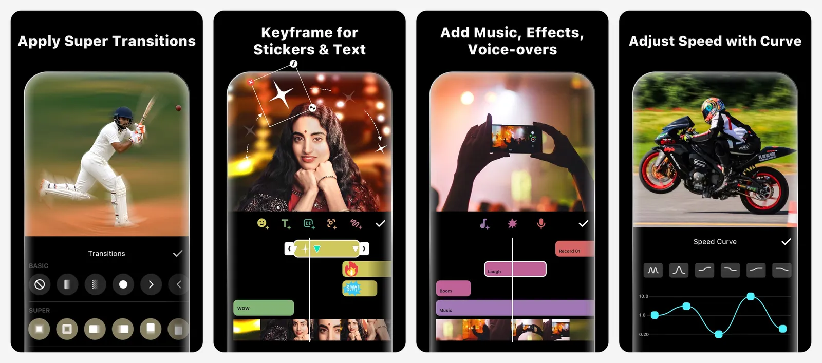InShot app screenshots