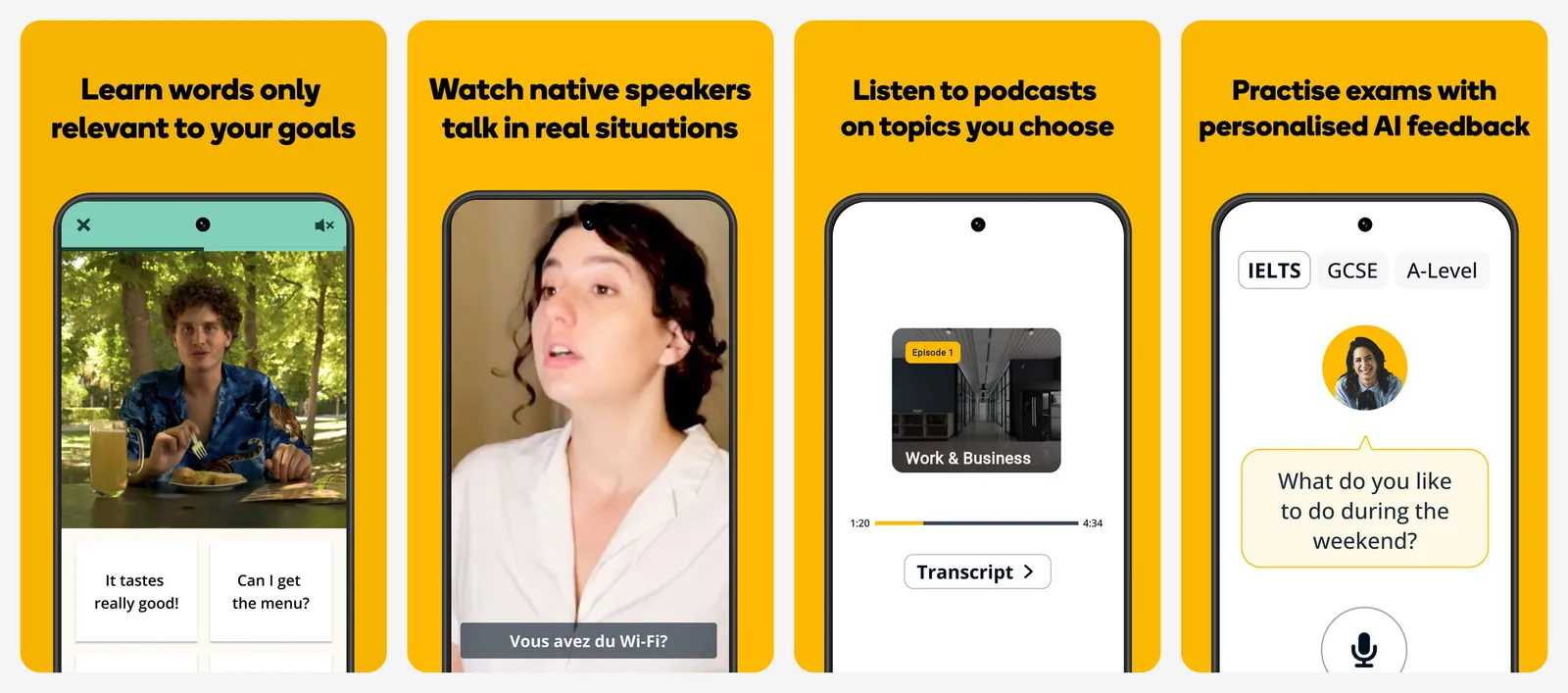 Memrise app screenshots