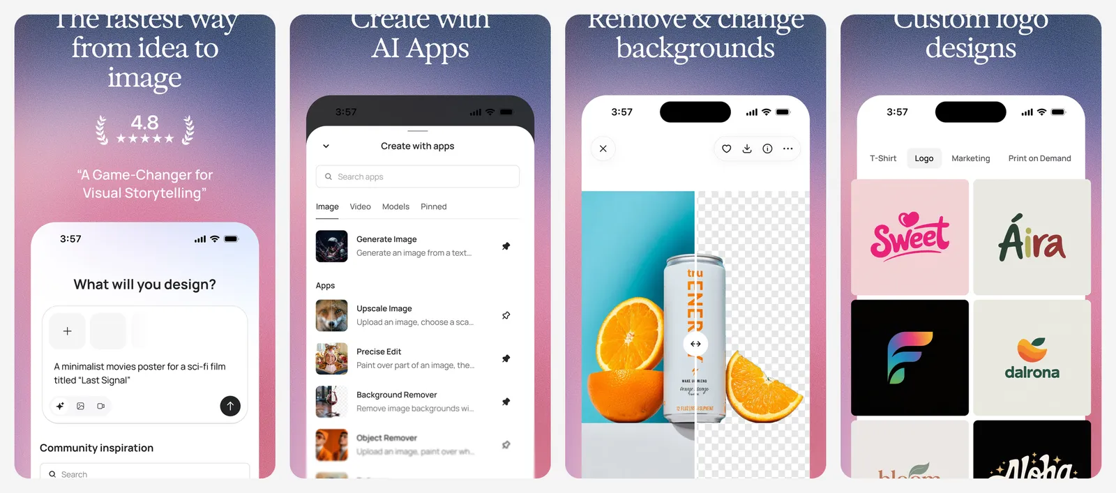 Ideogram app screenshots