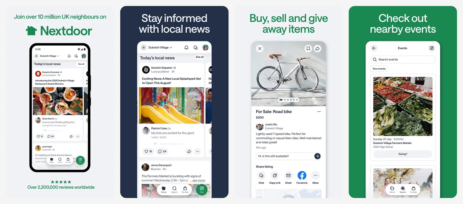 Nextdoor (Treat Map) app screenshots