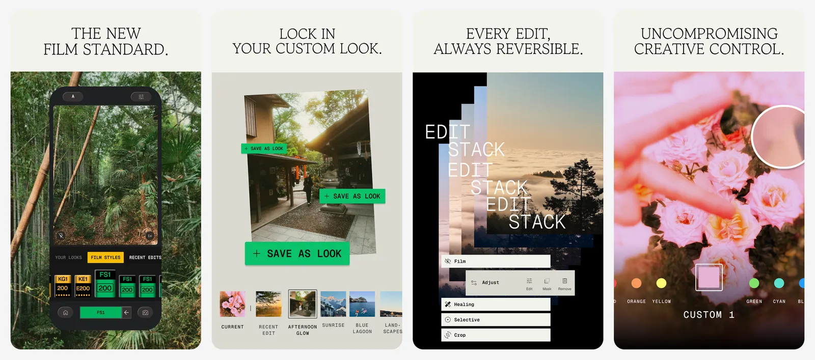 Snapseed app screenshots