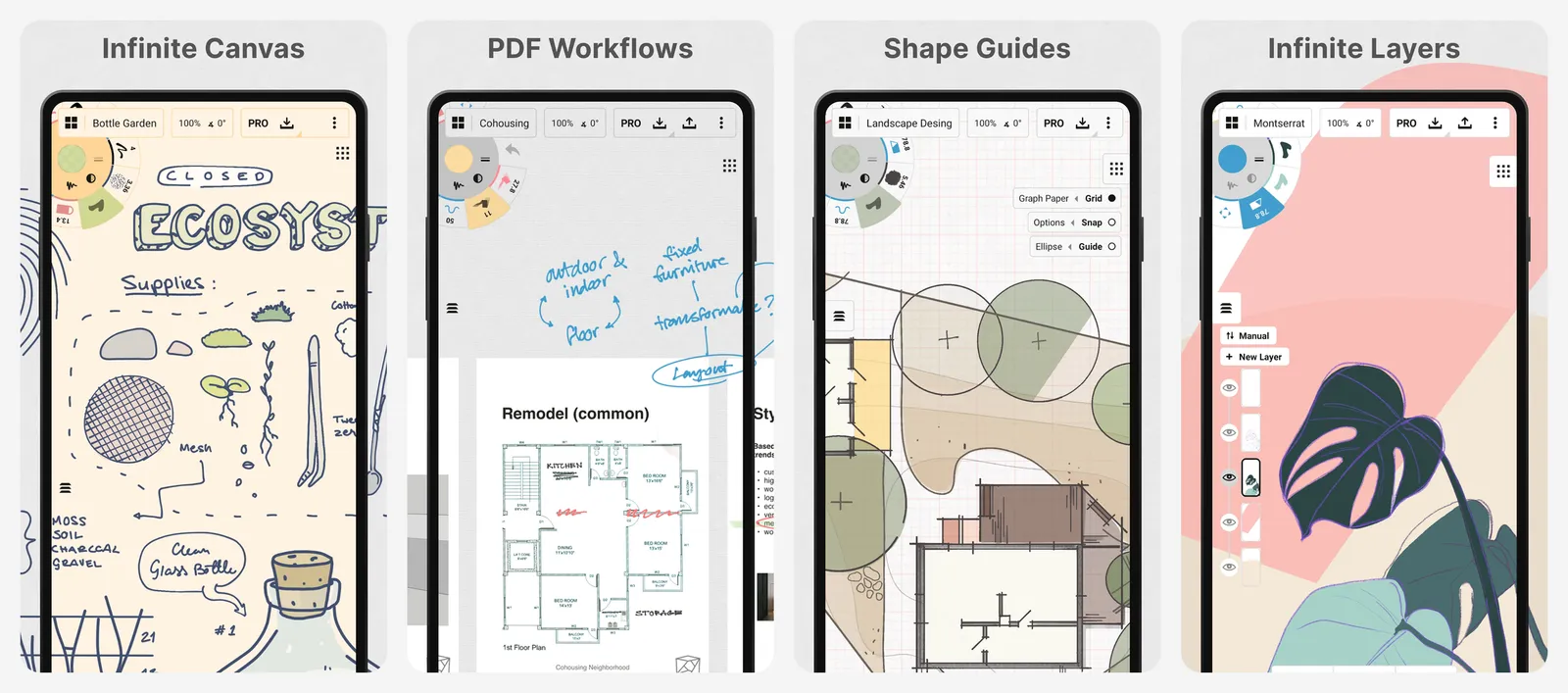 Concepts app screenshots