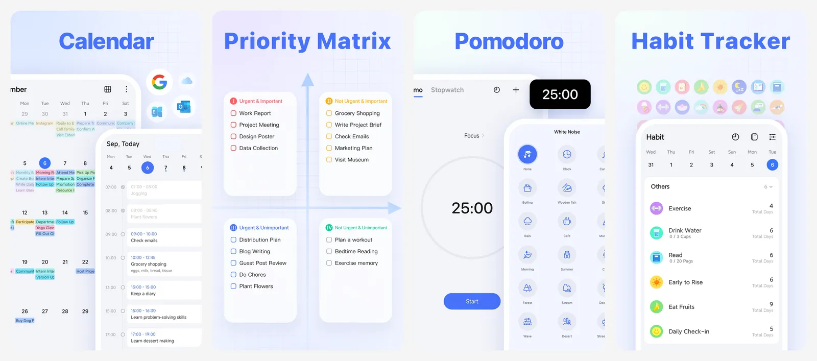 TickTick app screenshots