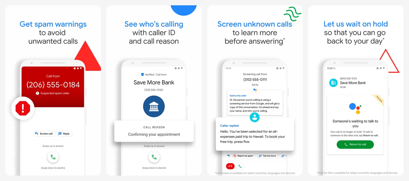 Google Phone app app screenshots