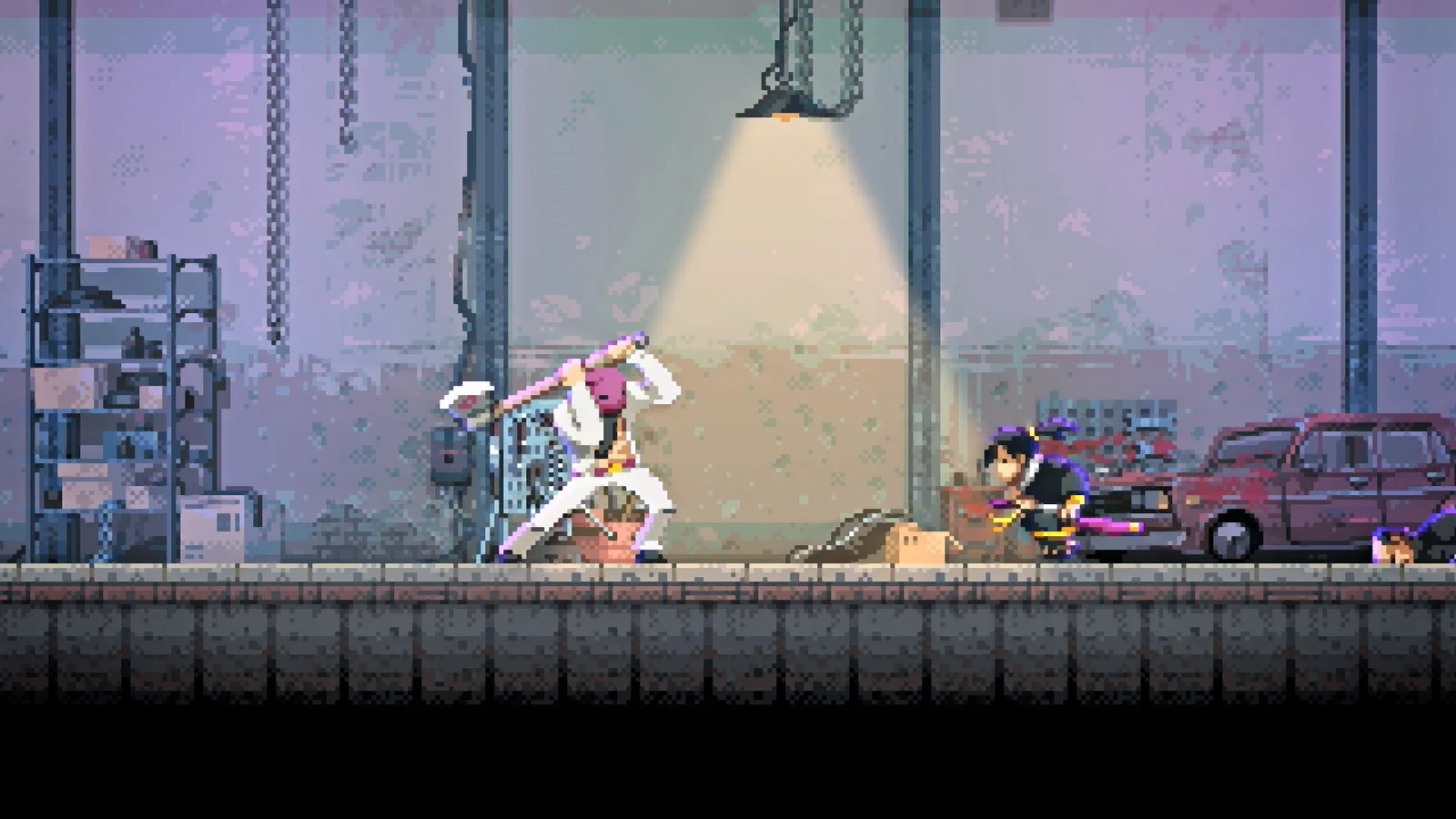 Katana ZERO gameplay screenshot