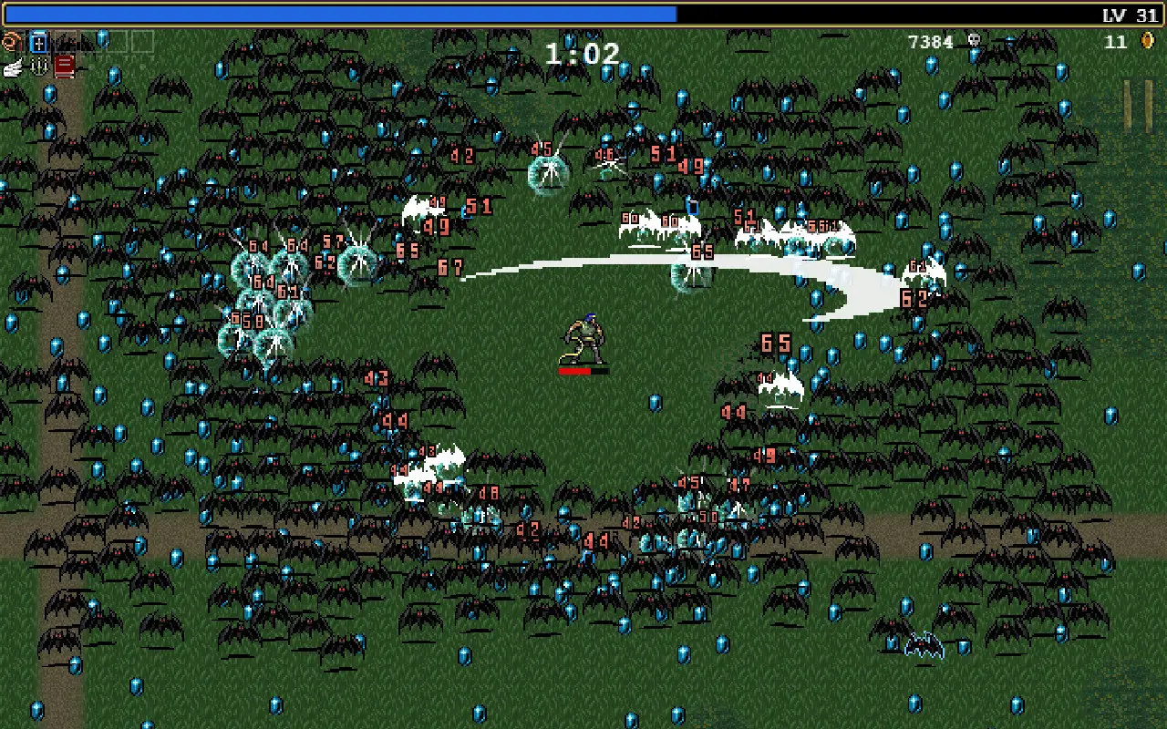 Vampire Survivors gameplay screenshot
